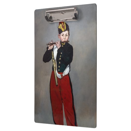 Edouard Manet - Der Faib / Young Flutist Klemmbrett (Links)