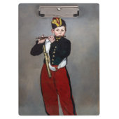 Edouard Manet - Der Faib / Young Flutist Klemmbrett (Vorderseite)