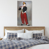 Edouard Manet - Der Faib / Young Flutist Leinwanddruck (Insitu (Schlafzimmer))