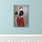 Edouard Manet - Der Faib / Young Flutist Leinwanddruck (Insitu (Holzboden))