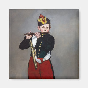 Edouard Manet - Der Faib / Young Flutist Magnet