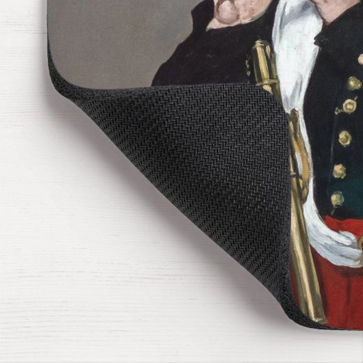 Edouard Manet - Der Faib / Young Flutist Mousepad (Ecke)