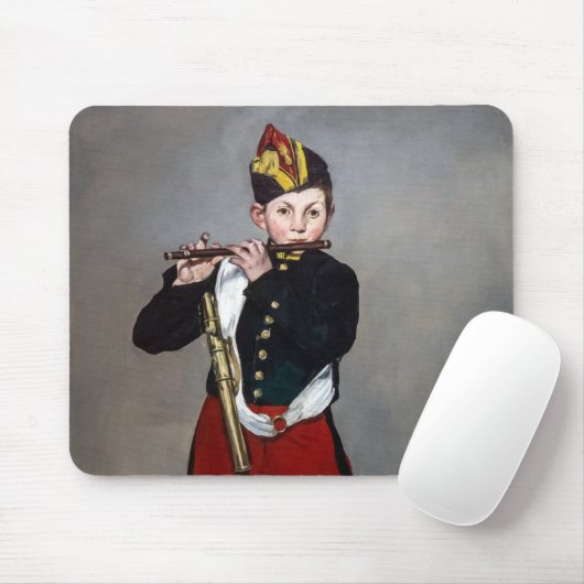 Edouard Manet - Der Faib / Young Flutist Mousepad (Mit Mouse)