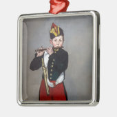 Edouard Manet - Der Faib / Young Flutist Ornament Aus Metall (Links)