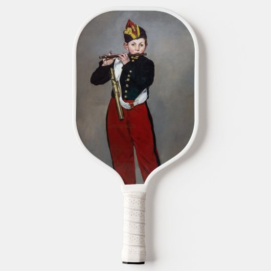 Edouard Manet - Der Faib / Young Flutist Pickleball Schläger (Rückseite)