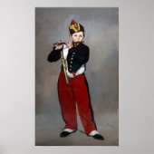 Edouard Manet - Der Faib / Young Flutist Poster (Vorne)