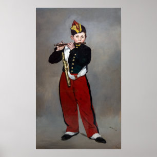 Edouard Manet - Der Faib / Young Flutist Poster