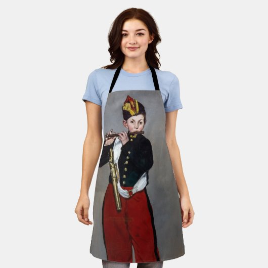 Edouard Manet - Der Faib / Young Flutist Schürze (Getragen)