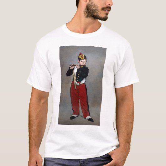 Edouard Manet - Der Faib / Young Flutist T-Shirt (Vorderseite)