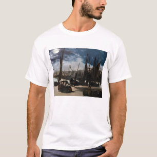 Edouard Manet - Der Hafen von Boulogne bei Mondlic T-Shirt