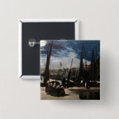 Edouard Manet - Der Hafen von Boulogne durch Mondl Button (Vorne & Hinten)
