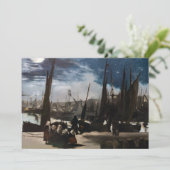 Edouard Manet - Der Hafen von Boulogne durch Mondl Einladung (Stehend Vorderseite)