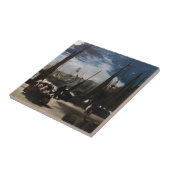 Edouard Manet - Der Hafen von Boulogne durch Mondl Fliese (Seite)