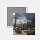 Edouard Manet - Der Hafen von Boulogne durch Mondl Magnet (Vorderseite/Rückseite)