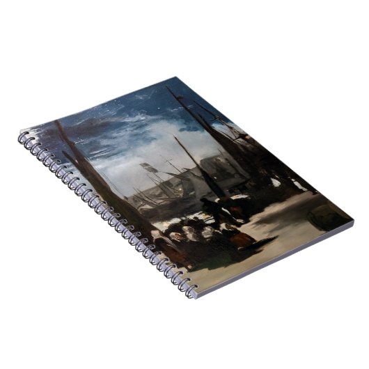 Edouard Manet - Der Hafen von Boulogne durch Mondl Notizblock (Rechte Seite)