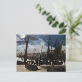 Edouard Manet - Der Hafen von Boulogne durch Mondl Postkarte (Stehend Vorderseite)