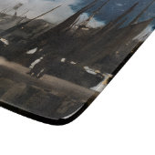 Edouard Manet - Der Hafen von Boulogne durch Mondl Schneidebrett (Ecke)