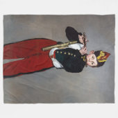 Edouard Manet - Der Pfeifer / Junger Flötist Fleecedecke (Vorderseite (Horizontal))