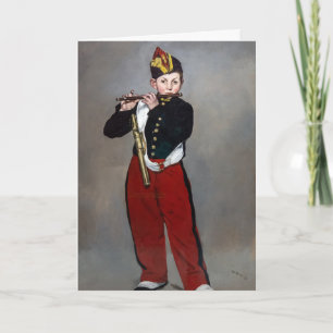 Edouard Manet - Der Pfeifer / Junger Flötist Karte