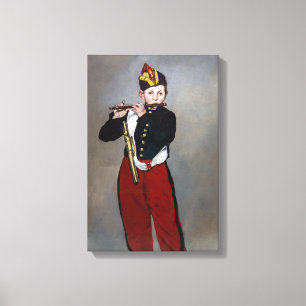 Edouard Manet - Der Pfeifer / Junger Flötist Leinwanddruck