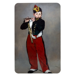 Edouard Manet - Der Pfeifer / Junger Flötist Magnet