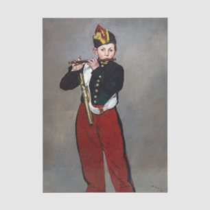 Edouard Manet - Der Pfeifer / Junger Flötist Seidenpapier