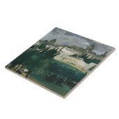 Edouard Manet - Die Beerdigung Fliese (Seite)