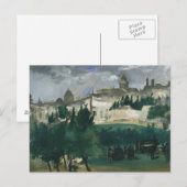 Edouard Manet - Die Beerdigung Postkarte (Vorne/Hinten)