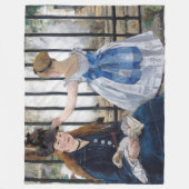 Edouard Manet - Die Eisenbahn Fleecedecke (Vorderseite)