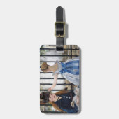 Edouard Manet - Die Eisenbahn Gepäckanhänger (Vorderseite vertikal)