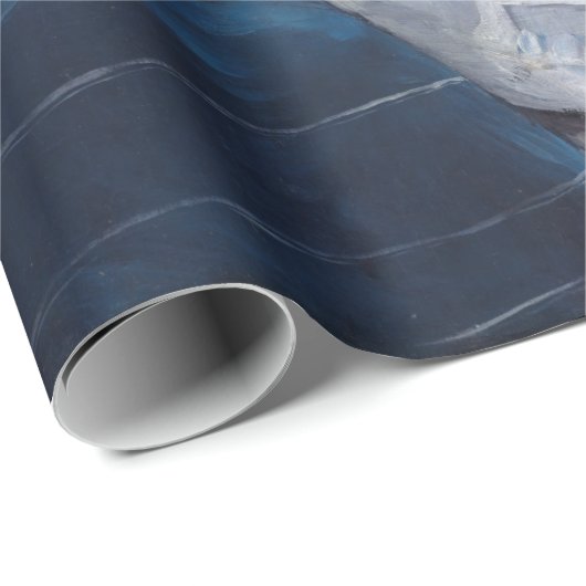 Edouard Manet - Die Eisenbahn Geschenkpapier (Rolleneckpunkt)