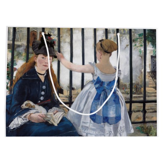Edouard Manet - Die Eisenbahn Große Geschenktüte (Rückseite)