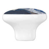 Edouard Manet - Die Eisenbahn Keramikknauf (Seitenansicht)