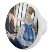 Edouard Manet - Die Eisenbahn Keramikknauf (Rechts)