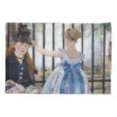 Edouard Manet - Die Eisenbahn Kissenbezug (Rückseite)