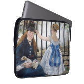 Edouard Manet - Die Eisenbahn Laptopschutzhülle (Vorne Rechts)