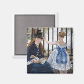 Edouard Manet - Die Eisenbahn Magnet (Vorderseite/Rückseite)