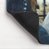 Edouard Manet - Die Eisenbahn Mousepad (Ecke)