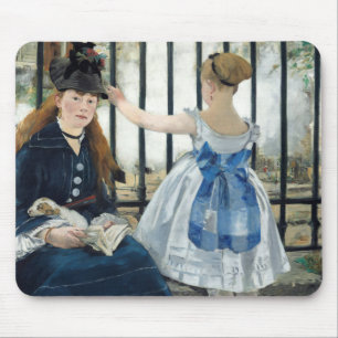 Edouard Manet - Die Eisenbahn Mousepad