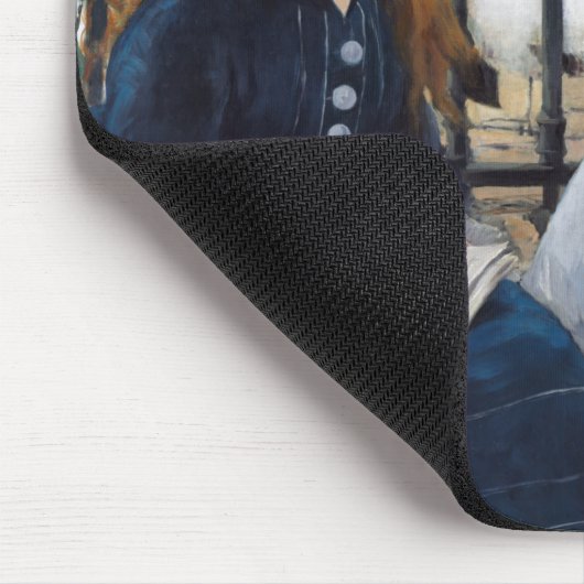 Edouard Manet - Die Eisenbahn Mousepad (Ecke)
