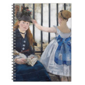 Edouard Manet - Die Eisenbahn Notizblock (Vorderseite)