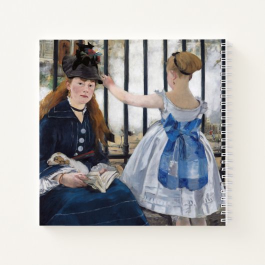 Edouard Manet - Die Eisenbahn Notizblock (Rückseite)