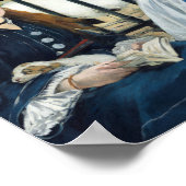 Edouard Manet - Die Eisenbahn Poster (Ecke)