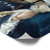 Edouard Manet - Die Eisenbahn Poster (Ecke)