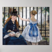 Edouard Manet - Die Eisenbahn Poster (Vorne)