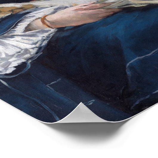 Edouard Manet - Die Eisenbahn Poster (Ecke)