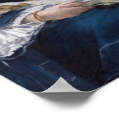 Edouard Manet - Die Eisenbahn Poster (Ecke)