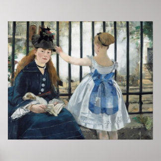 Édouard Manet: Die Eisenbahn Poster