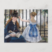 Edouard Manet - Die Eisenbahn Postkarte (Vorderseite)