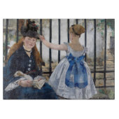 Edouard Manet - Die Eisenbahn Schneidebrett (Vorderseite)